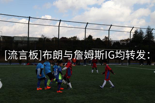[流言板]布朗与詹姆斯IG均转发：有人督促你变得更好是爱的体现